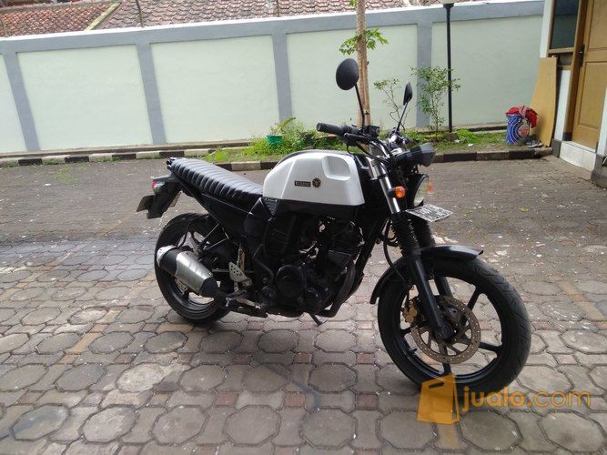 yamaha byson 2012 custom modif scrambler cafe racer japs bukan scorpio tiger thunder megapro