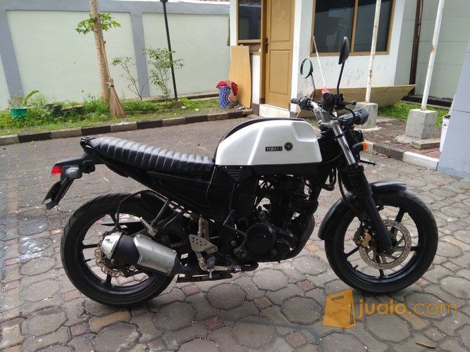 yamaha byson 2012 custom modif scrambler cafe racer japs bukan scorpio tiger thunder megapro