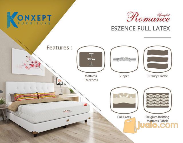 Romance Eszence Full Latex-120x200 Springbed (Kasur)