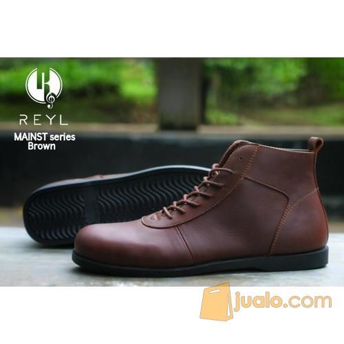 Sepatu Boots Pria / Sepatu Kulit / Sepatu Original / Sepatu Casual / Sepatu Keren / Sepatu Kerja / Formal