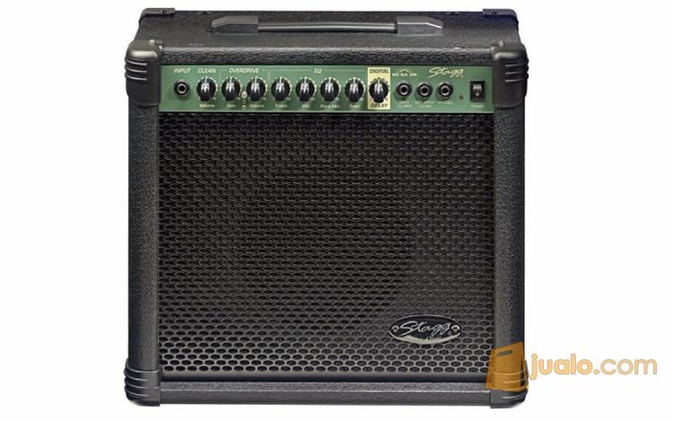 Ampli Stagg 15-Watt Guitar Amplifier with Digital Reverb - Black Murah di bandung