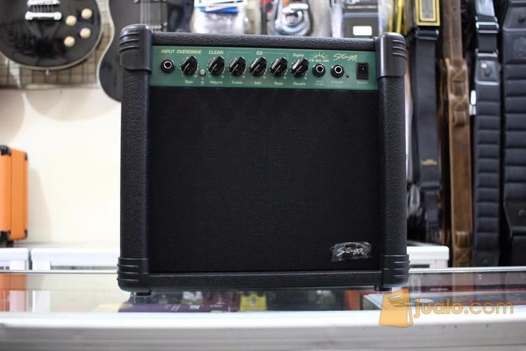 Ampli Stagg 15-Watt Guitar Amplifier with Digital Reverb - Black Murah di bandung