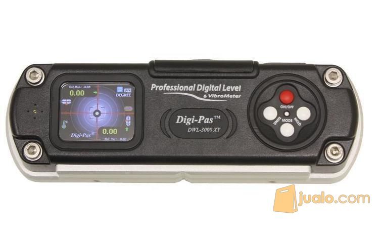 DIGIPAS DIGITAL LEVEL WITH VIBROMETER DWL 3000XY DUAL AXIS Resolusi (0,01) incl. Basic PC software