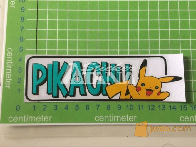 Sticker Cutting Scotlite Pikachu Pokemon