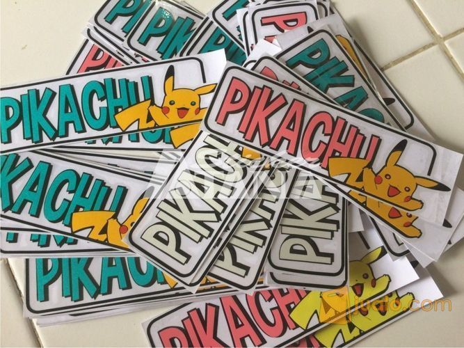 Sticker Cutting Scotlite Pikachu Pokemon