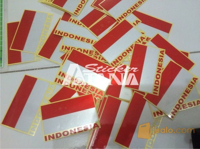 Sticker Cutting Scotlite Bendera Merah Putih
