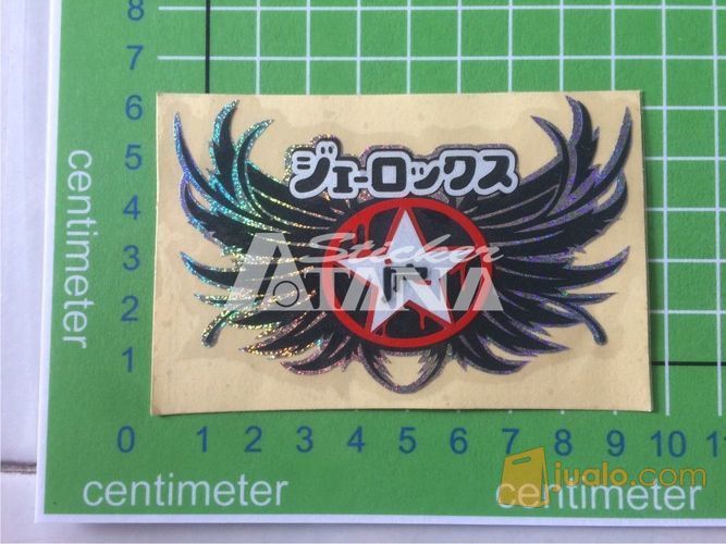 Sticker Cutting Scotlite Logo Band J-Rock Star Sayap