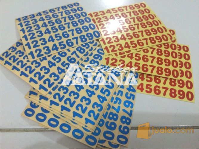 Sticker Cutting Scotlite Angka Untuk Menulis Sesuai Kreasi