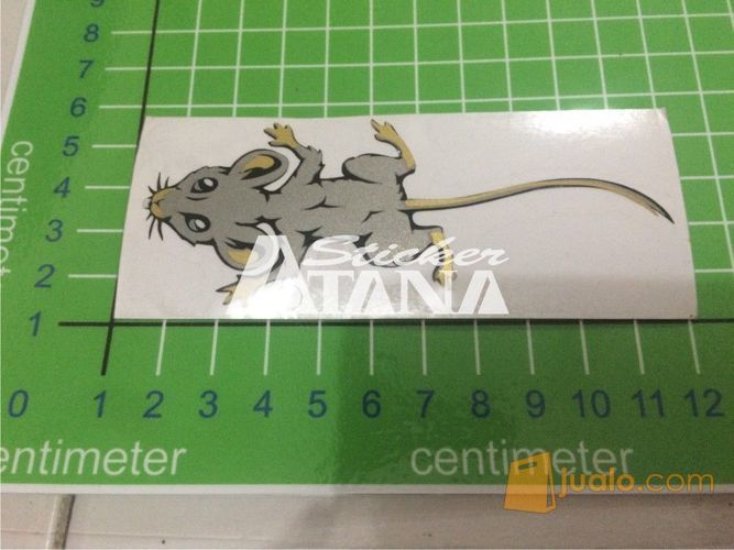 Sticker Cutting Scotlite Gambar Tikus Dari Atas