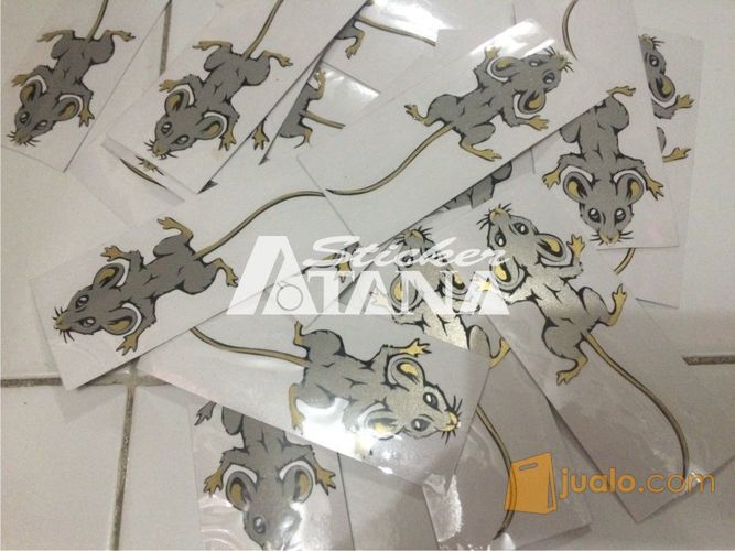 Sticker Cutting Scotlite Gambar Tikus Dari Atas