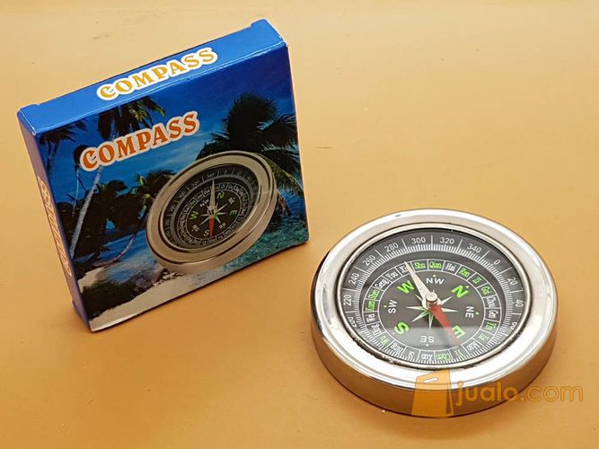 Kompas Kecil Dia 75mm (Compass, penunjuk arah mata angin)