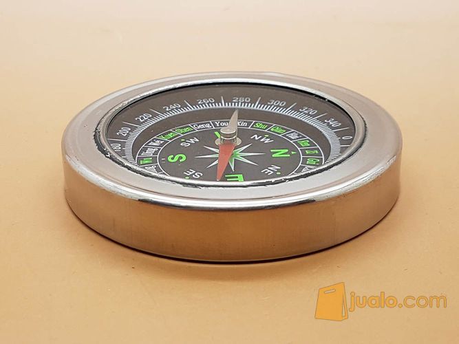 Kompas Kecil Dia 75mm (Compass, penunjuk arah mata angin)