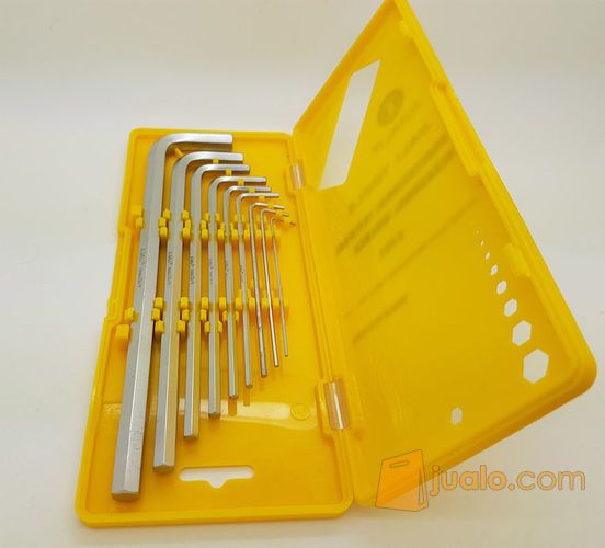 Kunci L Set segi enam Panjang Long 9pcs Premium