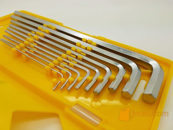 Kunci L Set segi enam Panjang Long 9pcs Premium