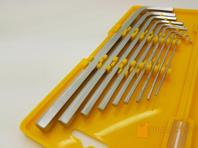 Kunci L Set segi enam Panjang Long 9pcs Premium