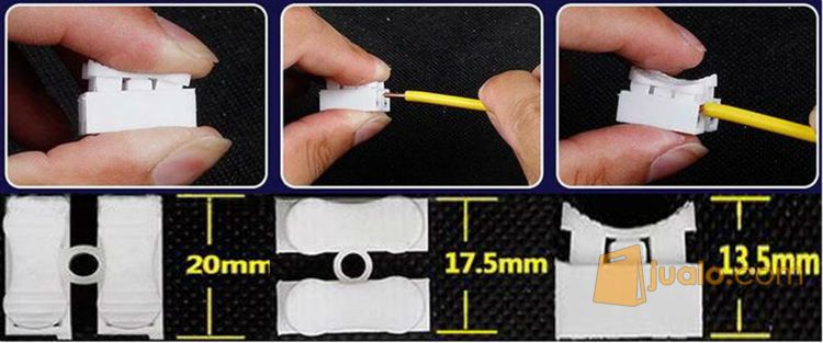 2 pin push quick cable connector terminal Wiring Terminal 10A 250V