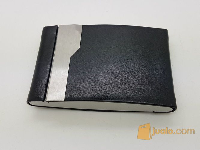 Dompet Kartu Kulit Alco Double Magnet / Tempat Kartu Nama, KTP, SIM