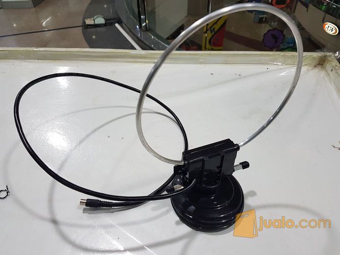 ANTENA TV DALAM Model BULAT / ANTENA TARIK INDOOR VHF & UHF