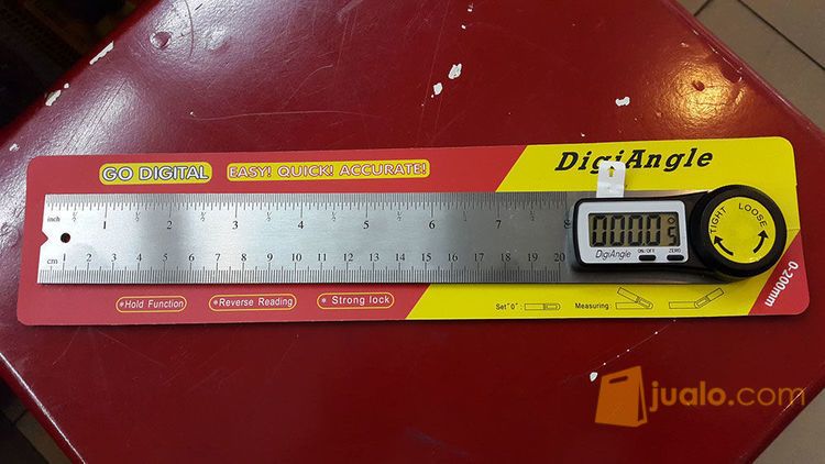 Penggaris Busur Derajat digital / Alat Ukur Sudut digital (digi angle)