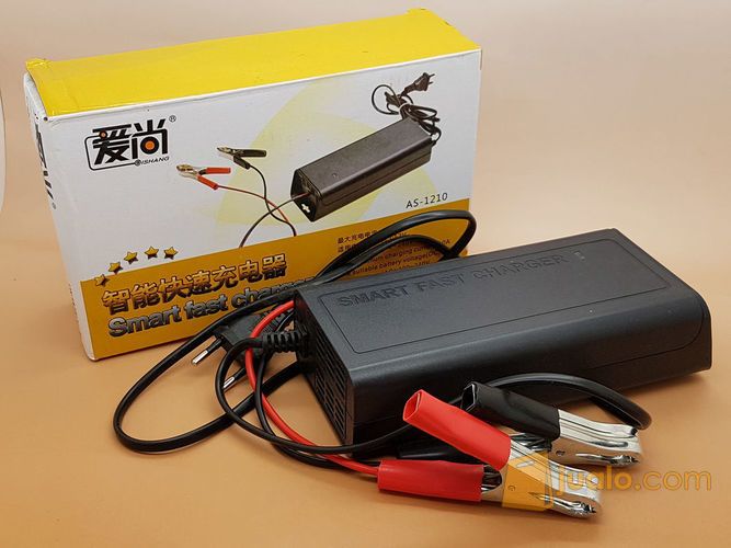 Smart Fast Charger Otomatis 10A (Charger Aki 12 Volt 10 Ampere)