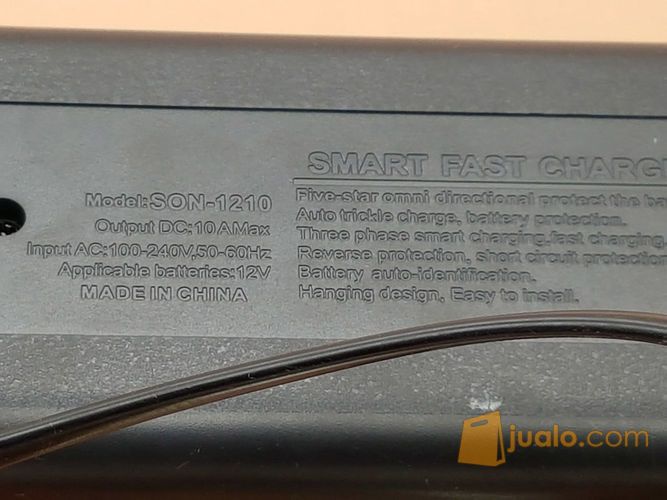 Smart Fast Charger Otomatis 10A (Charger Aki 12 Volt 10 Ampere)