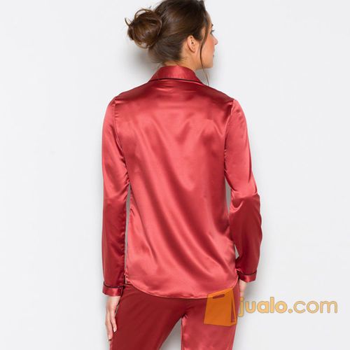 baju tidur piyama satin cewek