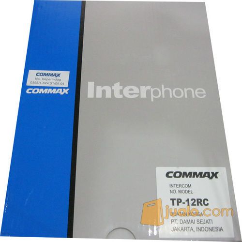 Jasa pemasangan intercom commax.tp 12rc atau tp 6tc