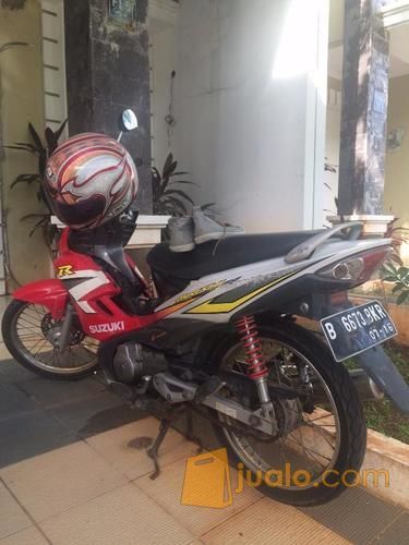 Motor Suzuki Arashi Th 2006 Warna Merah Putih Tgn 1 Dari Baru (Pajak Mati 2 Tahun)