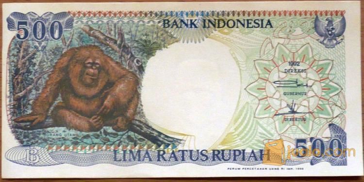 uang 500 gambar monyet tahun 1995