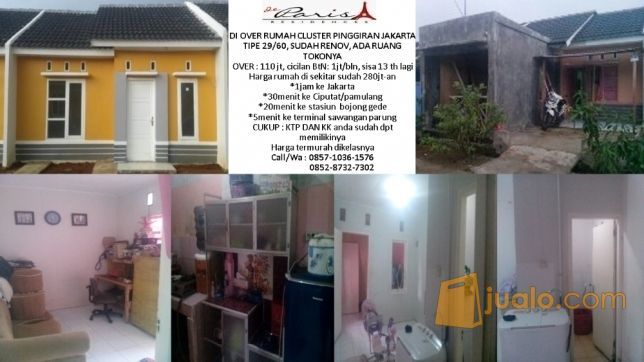 over rumah de paris residence parung sawangan