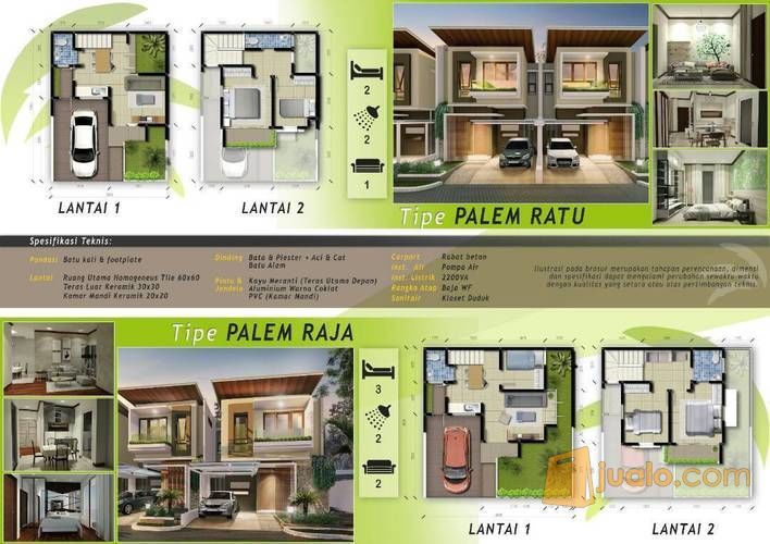 Kampoeng Hijau Bekasi 2 Lantai Murah Tanpa Riba Tanpa Bank