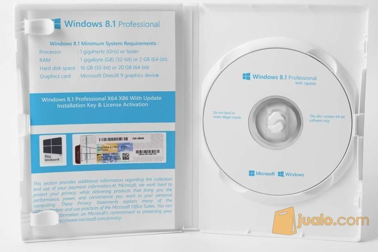 Windows 7 Professional + COA Sticker DVD Box (Free Win 10)