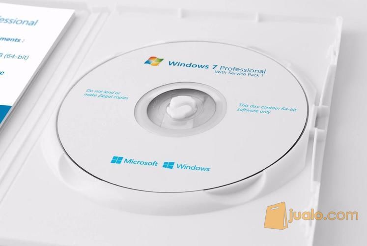 Windows 7 Professional + COA Sticker DVD Box (Free Win 10)