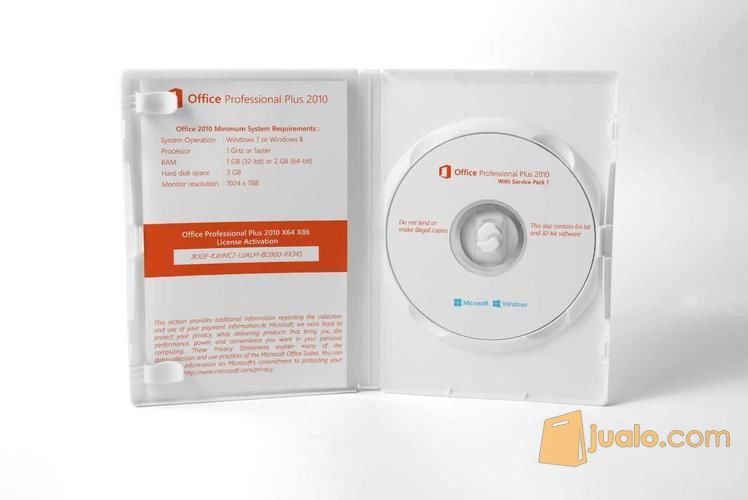 Microsoft Office 2010 Professional Plus Original Lisensi + Box