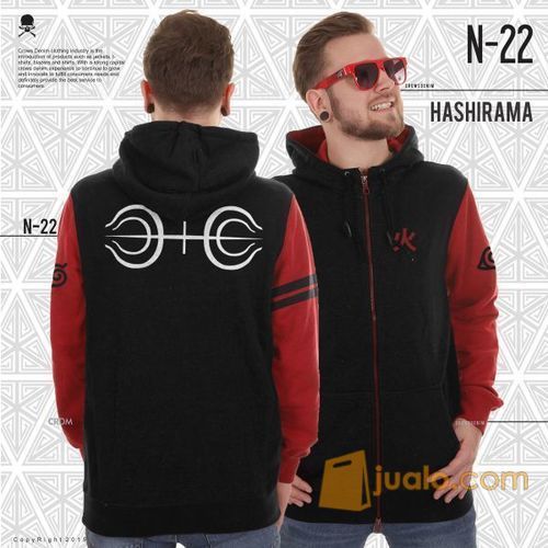 Jaket Pria Keren, Jaket Anime Naruto Hashirama Edition | N-22