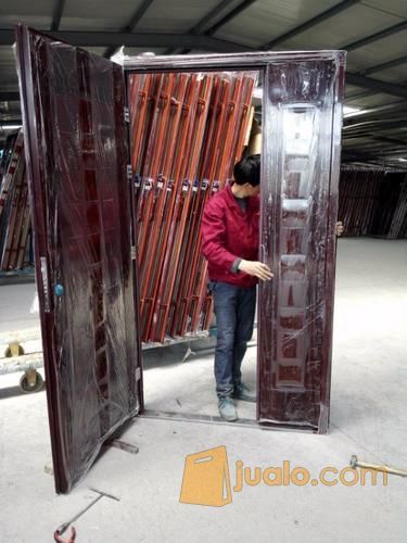 Pintu Besi Minimalis Modern, Pintu Besi Minimalis 2017, Pintu Besi Motif Kayu