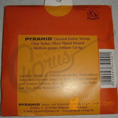 Senar Gitar Akustik Nylon Pyramid Ori Germany