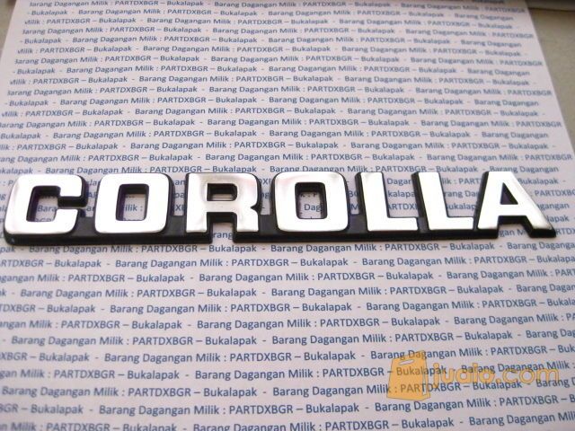 Emblem Logo COROLLA Untuk Toyota Corolla DX - Import Qty