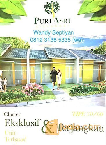 Rumah Murah Subsidi Ready Stock DP Ringan Puri Asri 1 Cileungsi
