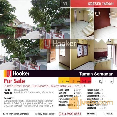 Rumah Kresek Indah, Duri Kosambi, Jakarta Barat, 4x16.5m, 2 Lt