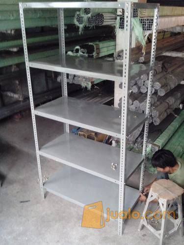 GARANSI KUALITAS TERBAIK -Pabrik Rak Besi Siku Lubang Arsip Serbaguna