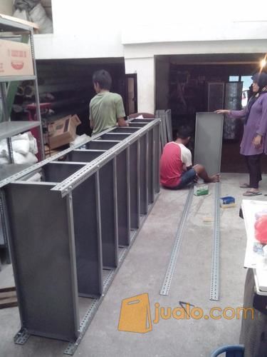 GARANSI KUALITAS TERBAIK -Pabrik Rak Besi Siku Lubang Arsip Serbaguna