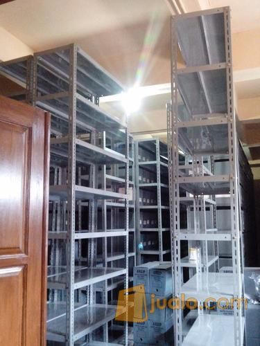 GARANSI KUALITAS TERBAIK -Pabrik Rak Besi Siku Lubang Arsip Serbaguna