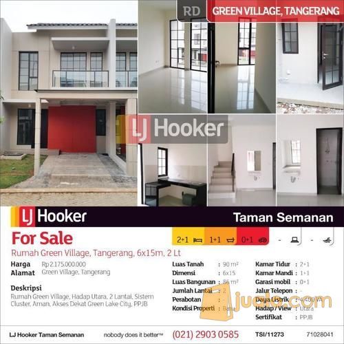 Rumah Green Village, Tangerang, 6x15m, 2 Lt