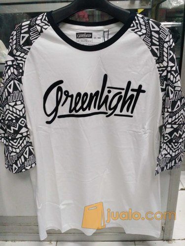 Kaos Greenlight Reglan Original Lengan 3/4