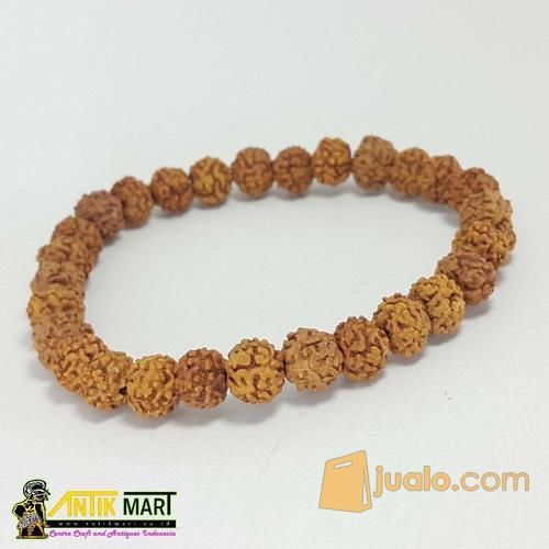 GELANG KESEHATAN JENITRI RUDRAKSHA NATURAL 6MM