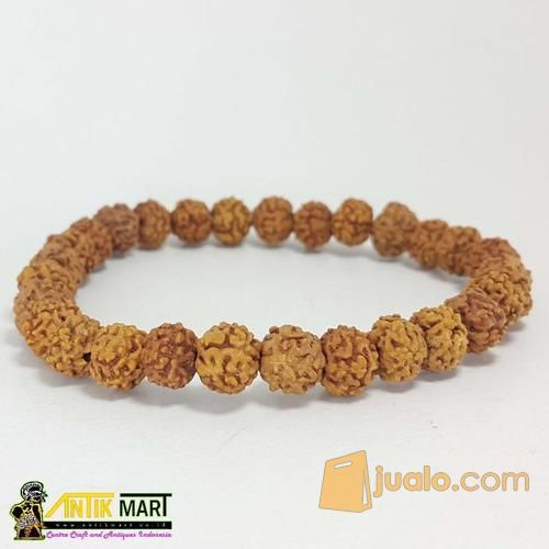GELANG KESEHATAN JENITRI RUDRAKSHA NATURAL 6MM