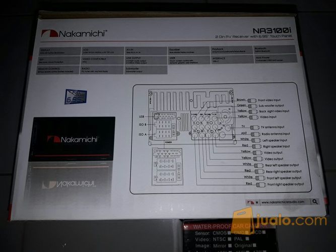 Doble Din Nakamichi NA3100i & Camera Mobilio Brio Avanza Xenia