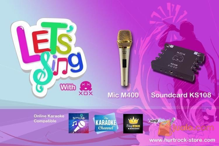XOX Paket Mic & Soundcard Untuk Karaoke Online Murah Di Bandung