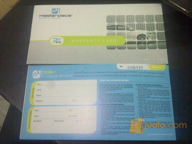 Khusus Kaca Film Masterpiece || Kaca Film Mobil